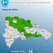 COE emite alerta verde para 14 provincias por sistema frontal
