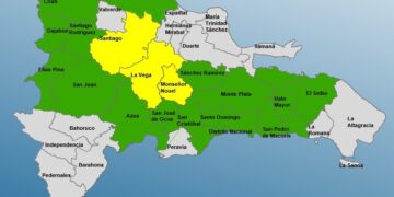 3 provincias en alerta amarilla y 15 en verde por vaguada, según Onamet