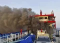 Se incendia un ferry con casi 100 pasajeros en Tailandia