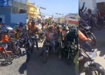 Con consigna “no somos plaga” motoristas se manifiestan contra el Gobierno