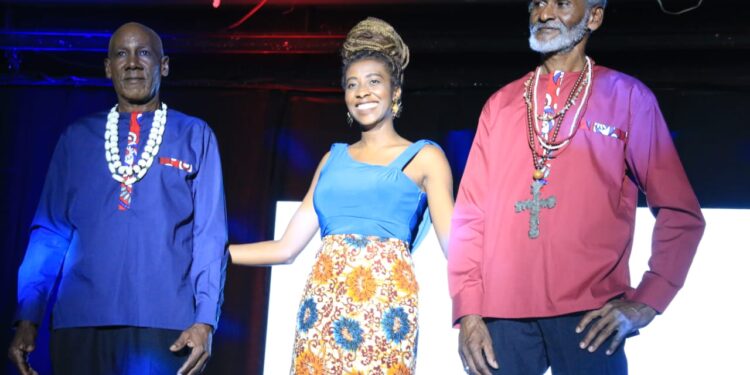 Decenas de adultos mayores participan en pasarela de modas