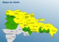 El COE eleva a 17  provincias y al Distrito Nacional en alerta amarilla y 08 en verde