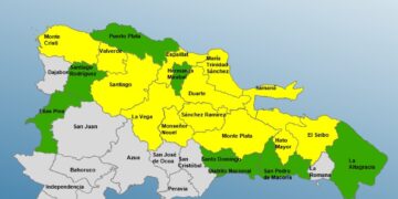 COE mantiene 13 provincias en alerta amarilla