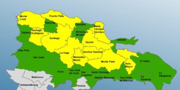 COE mantiene 11 provincias en alerta amarilla y 16 en verde