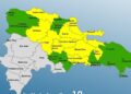 23 provincias y el DN bajo alerta por temporada convectiva, según Onamet