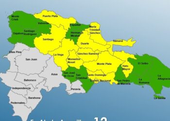 23 provincias y el DN bajo alerta por temporada convectiva, según Onamet