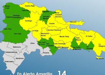 COE amplía 13 provincias y el DN en alerta amarilla y 12 en verde por vaguada