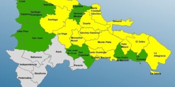 COE amplía 13 provincias y el DN en alerta amarilla y 12 en verde por vaguada