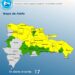 COE mantiene 17 provincias en alerta amarilla , 7 y al Distrito Nacional en verde