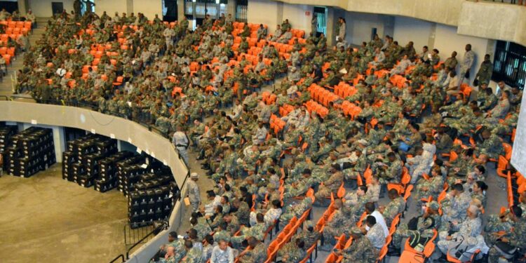 Militares y policías están listos para garantizar la seguridad en los próximos comicios