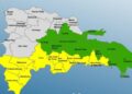 20 provincias y el DN bajo alerta meteorológica por vaguada