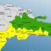 20 provincias y el DN bajo alerta meteorológica por vaguada