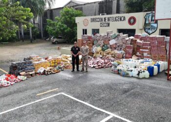 Cesfront entrega a CECCOM mercancías que serían introducidas de manera irregular al país