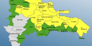 27 provincias y el DN bajo alerta por combinación onda y vaguada, según COE