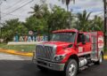 911 continúa equipando a Cuerpos de Bomberos con entrega de un camión de última generación en Bayahibe
