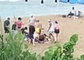 Tres niños son hospitalizados en Puerto Rico tras caída de rayo en playa