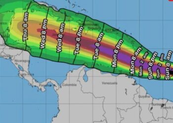 Onamet emite alerta meteorológica por huracán Beryl