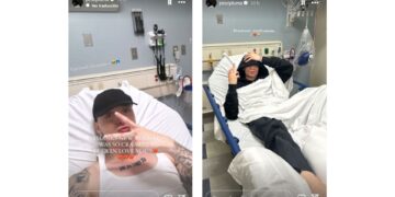 Peso Pluma y su mal paso en concierto que lo lleva al hospital