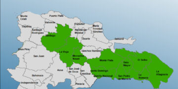 COE coloca 10 provincias en alerta verde y al DN