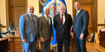 Presidente Senado se reúne en OEA con Luis Almagro para “Parlamentos y Prosperidad para las Américas”