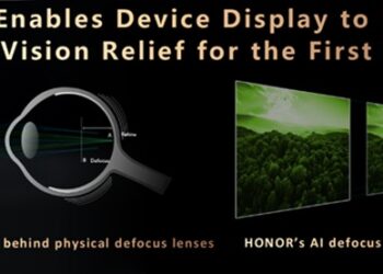 HONOR presenta la primera protección ocular IA Defocus y la primera detección IA Deepfake del sector
