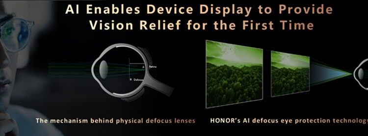 HONOR presenta la primera protección ocular IA Defocus y la primera detección IA Deepfake del sector