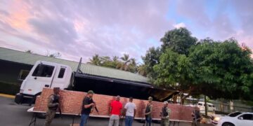 G-2 detiene camión con caleta de 290 mil unidades de cigarrillos