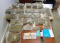 PN y MP arrestan hombre al que le ocupan en su vivienda 21 pacas de presunta marihuana