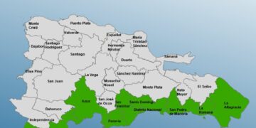 COE coloca nueve provincias y el Distrito Nacional en alerta verde debido a huracán Beryl