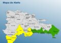 COE eleva a 5 las provincias en alerta amarilla