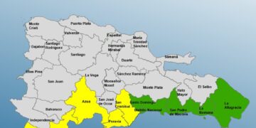 COE eleva a 5 las provincias en alerta amarilla