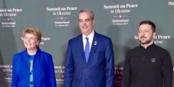 Presidente Abinader llega a Suiza para participar en cumbre sobre la paz en Ucrania