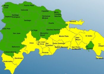 31 provincias y el DN bajo alerta por vaguada y aproximación de onda tropical, según COE