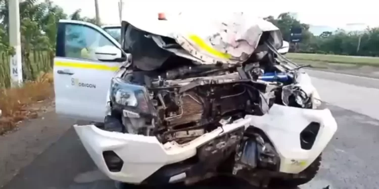 Accidente de tránsito deja tres muertos en autopista Duarte