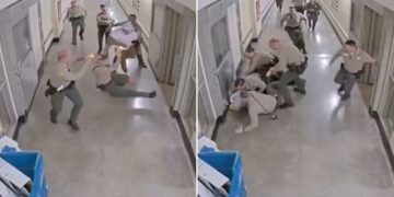 Reo salta de su celda en un violento ataque con cuchillo contra guardias