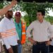Wellington Arnaud se reúne con contratistas para pasar balance a construcción alcantarillado sanitario Licey al Medio, provincia Santiago