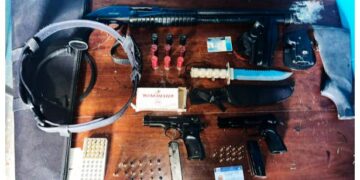 Policía y MP ocupan armas de fuego y municiones durante operativo focalizado en Monte Plata