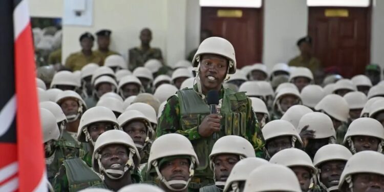 Kenia despide en un acto oficial a 400 policías antes de su inminente partida hacia Haití