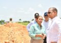 Deligne Ascención destaca avances en trabajos de construcción de circunvalaciones SFM y Nagua