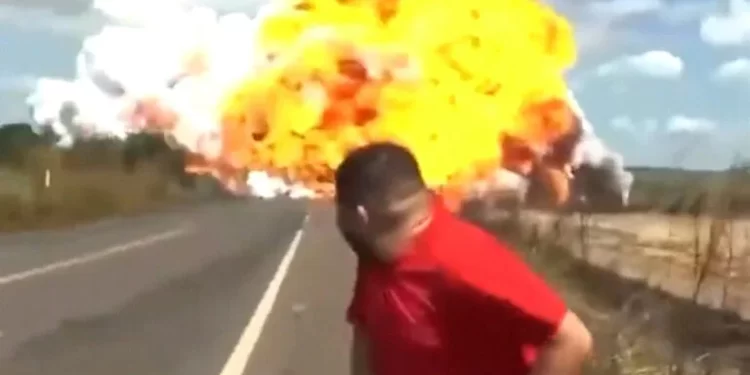 La explosión de un camión de gas deja seis heridos en Brasil