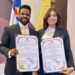 Esposos Kimberly Taveras y Jheyson García reciben certificados los acredita como diputados