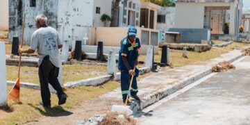 Alcaldía del DN refuerza el acondicionamiento de cementerios por el Día de los Padres