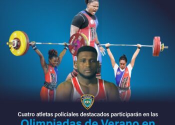 Cuatro atletas de la policía participarán en Olimpiadas de verano de París 2024