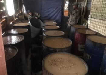 Desmantelan un laboratorio ilegal de bebidas alcohólicas