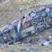 Al menos 20 muertos tras un autobús caer al abismo en Perú