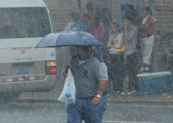 Onamet pronostica aguaceros para este lunes hasta las primeras horas de la noche