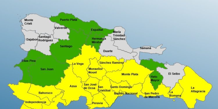 Descontinúan alertas rojas en Barahona y Pedernales