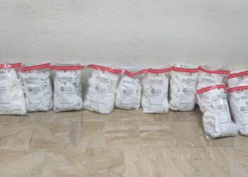 Frustran envío de presunta cocaína a Francia impregnada en 149 prendas de vestir