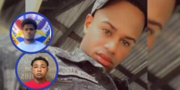 Se entregan a la Policía dos hombres por el homicidio de un raso policial en San Cristóbal