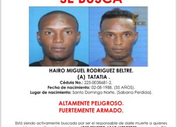 Policía identifica y persigue presunto autor de triple homicidio que incluye a un sargento de la institución  en Sabana Perdida, SDN